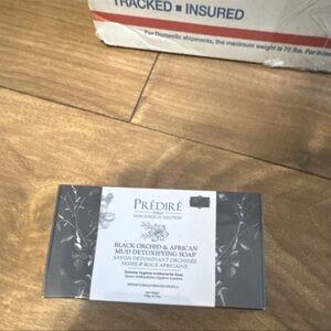Prédiré Black Orchid & African Mud Detoxifying Soap - Black Packaging
